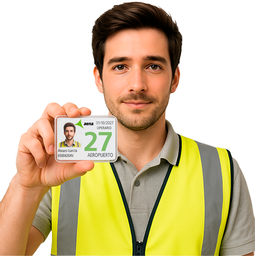 Acreditación AVSEC oficial para trabajar en aeropuertos españoles